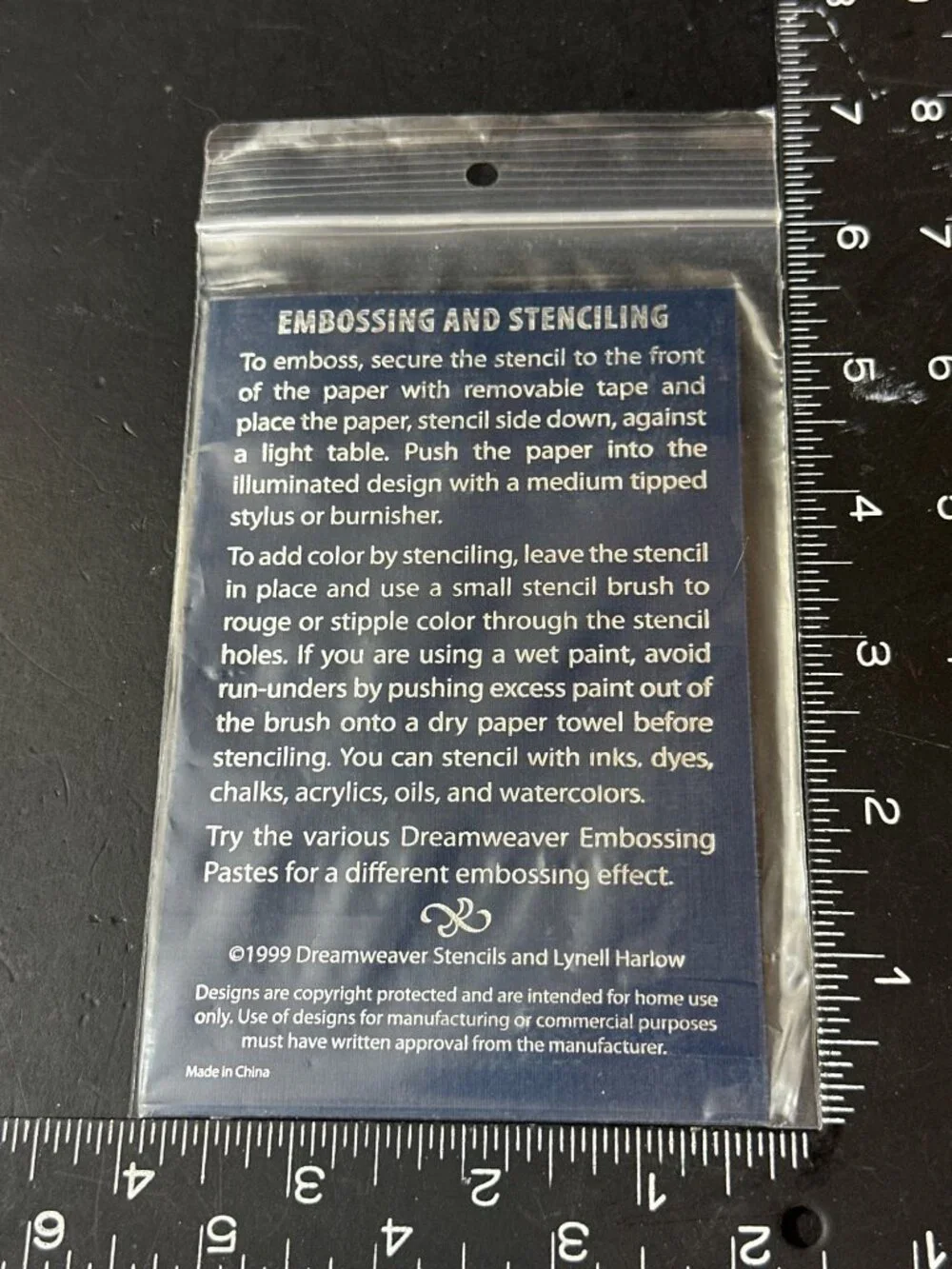 Dreamweaver Stencils durable metal
